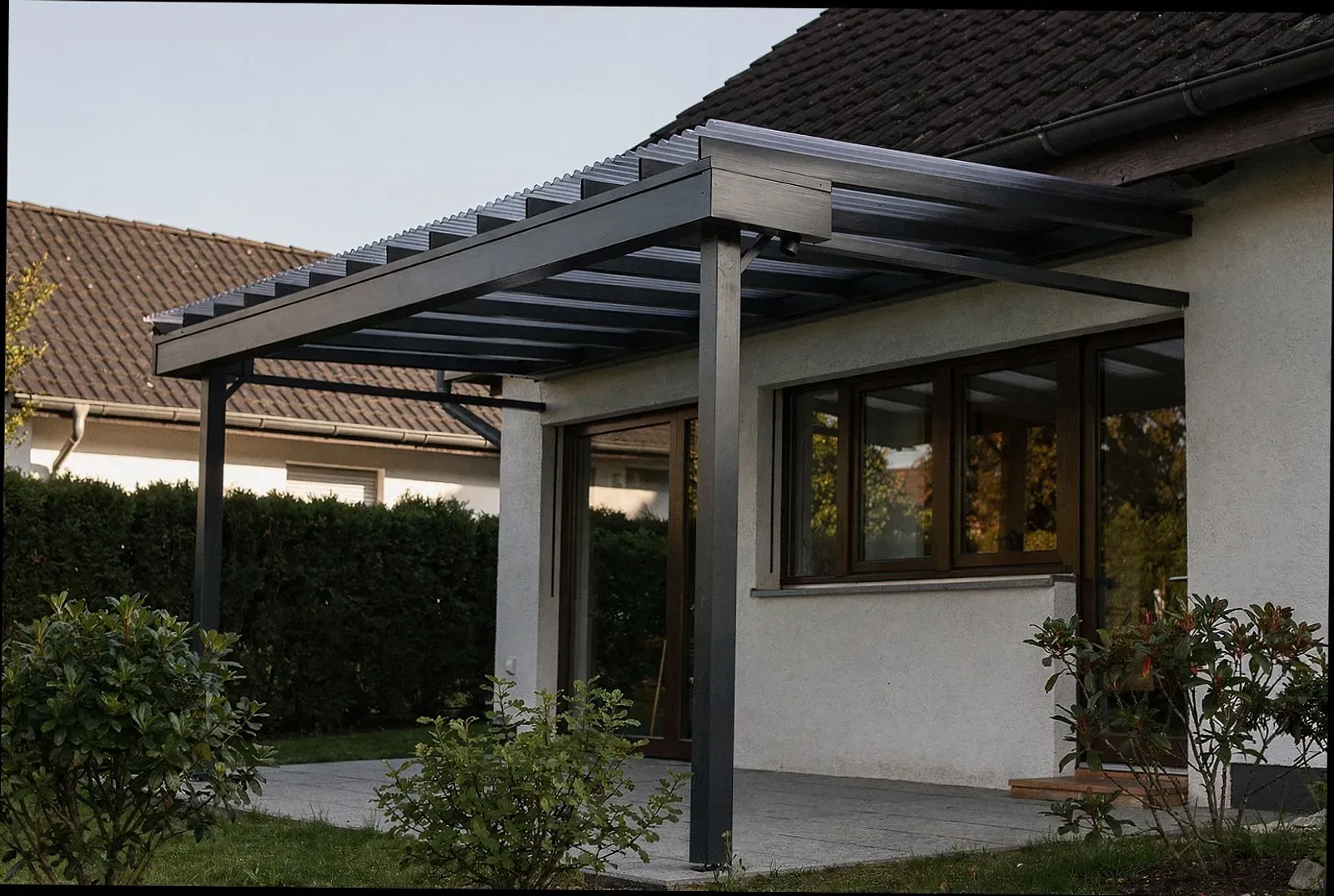 Freistehende Terrassenüberdachung in Iserlohn
